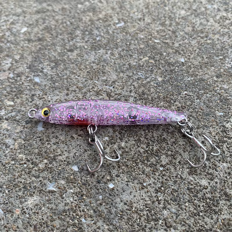 HIMALUO Minnow 55mm – Señuelo hundidor con anzuelos triples - imagen 5