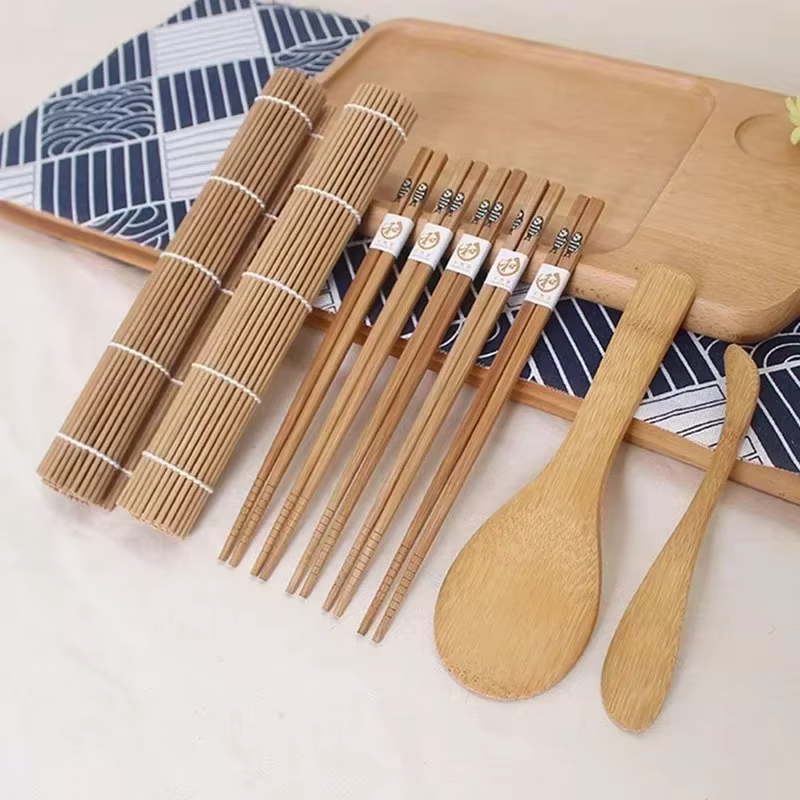 Kit para Hacer Sushi con Molde de Arroz y Herramientas - 9 Piezas para Onigiri - imagen 3