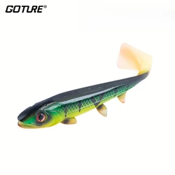 Goture Señuelos suaves realistas 14-18 cm para lubina y lucio