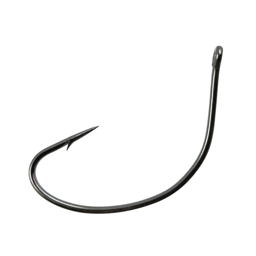 Anzuelos Wide Gap Acero Carbono con Púas para Pesca con Vinilo