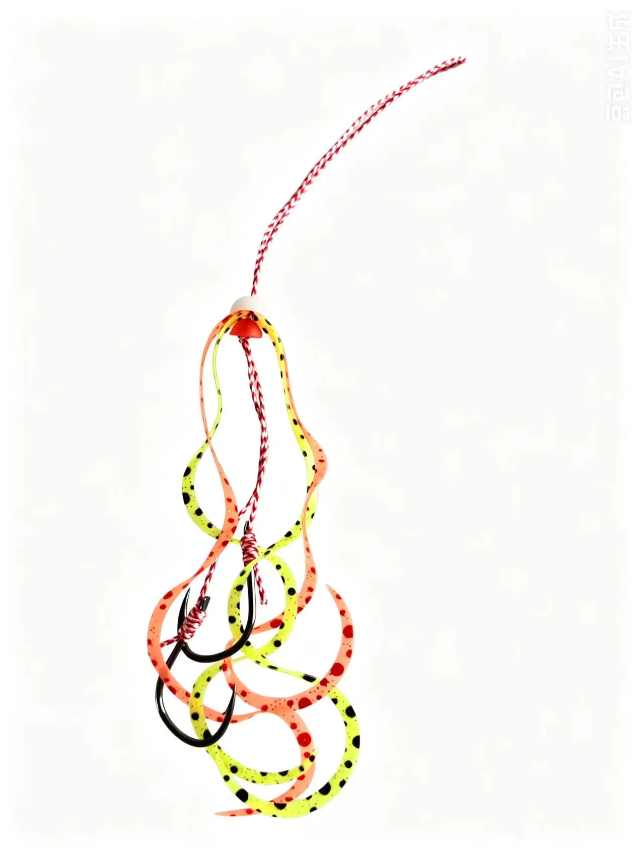 Jig Tai Kabura con anzuelo assistido gemelo y faldas siliconas para Slow Jig - imagen 4