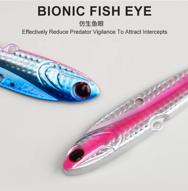 Señuelo VIB metálico TEASER J164 para pesca en barco