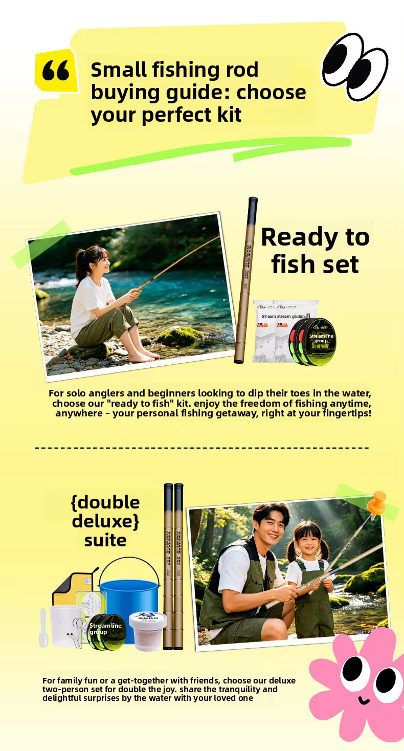 Set completo de pesca para niños