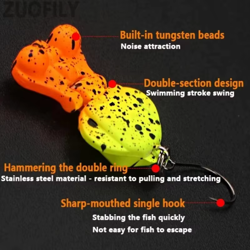 Señuelo duro calamar 3D articulado para jigging marino - imagen 2