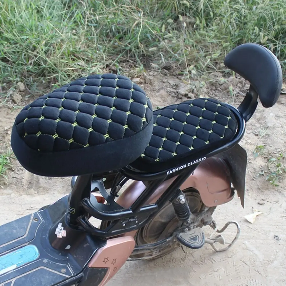 Fundas de asiento para bicicleta eléctrica, franela y lana gruesa - imagen 3