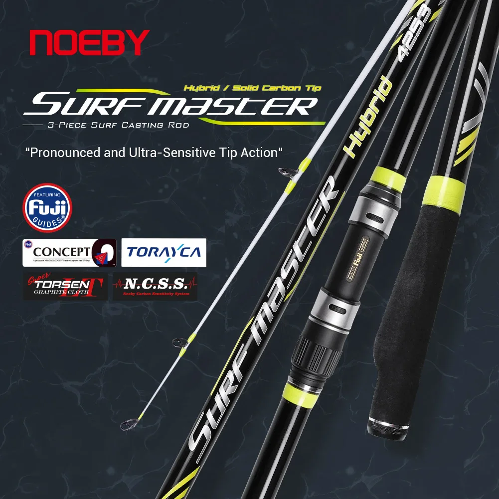 NOEBY Surf Casting 4,25m - 3 secciones 100-250g