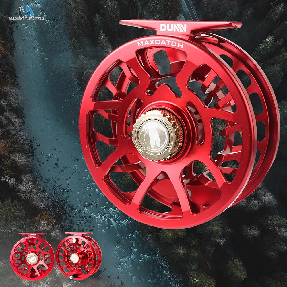 Carrete mosca MAXIMUMCATCH Ultralite rojo totalmente sellado