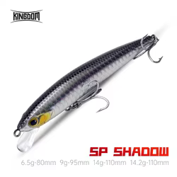 Kingdom SP Minnow – Señuelo colgante jerkbait para lubina y lucio