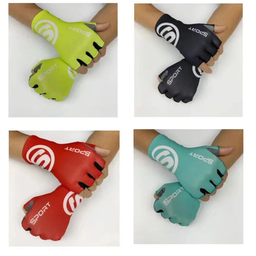 Guantes táctiles medio dedo antideslizantes resistentes al viento
