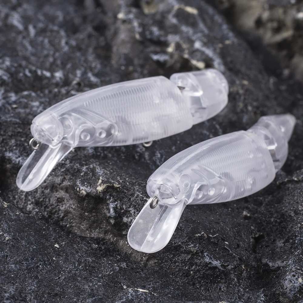 Dr.Holife Swimbait articulado sin pintar con cascabel para montar - imagen 3