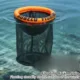 Trampa flotante redonda plegable para camarones vivos y cangrejos - imagen 3