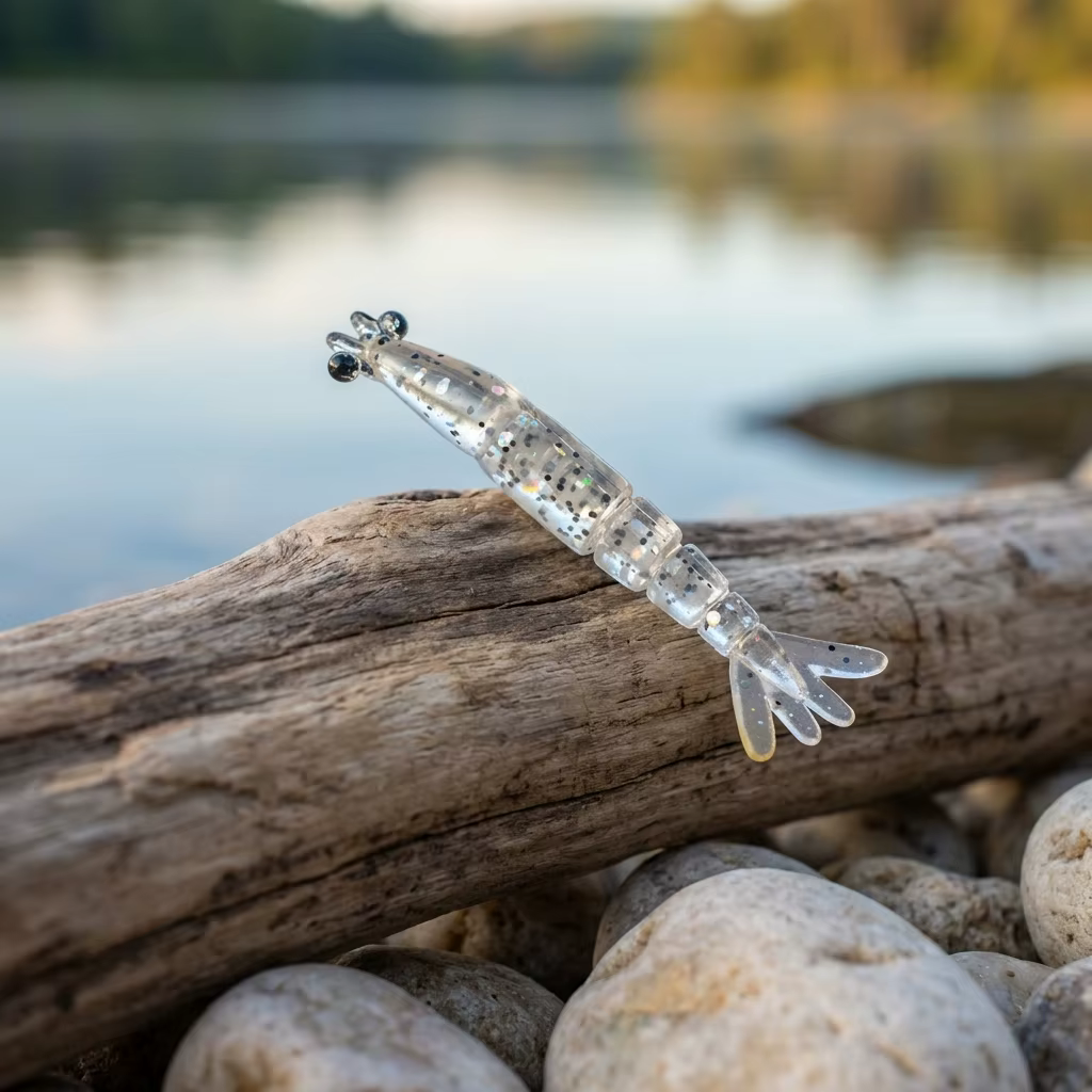 Camarón artificial articulado para lubina, lucio y perca en agua dulce - imagen 2