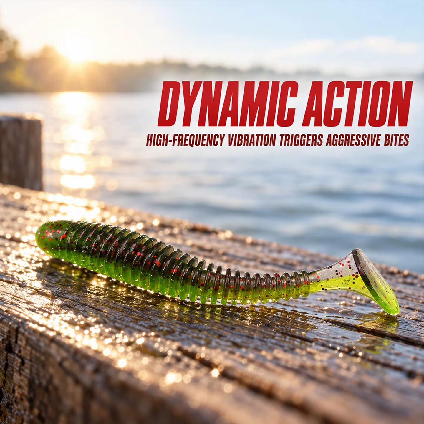 ESFISHING Swing Impact 3in Ring Shad - Cebos blandos para jigging - imagen 4