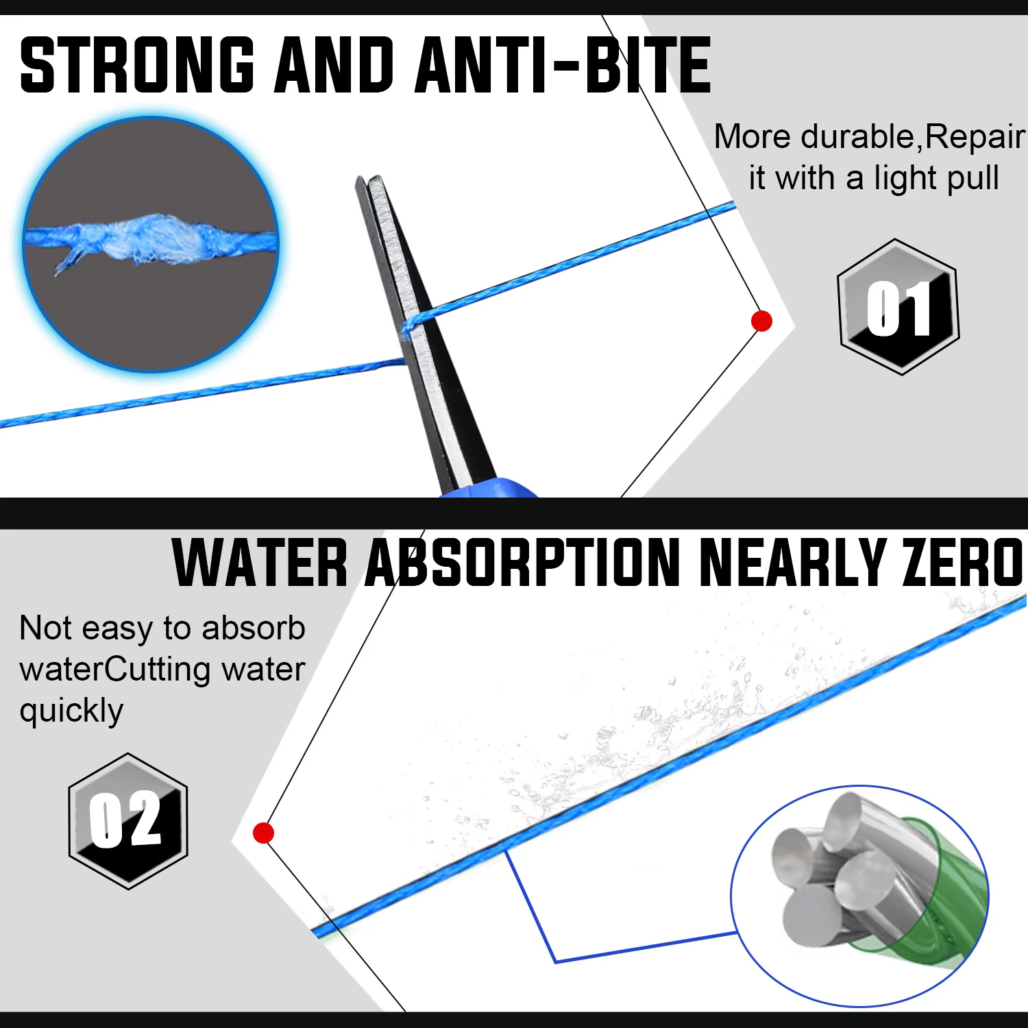 Sougayilang 4X Hilo Trenzado PE – Multifilamento para pesca en mar