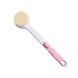 Cepillo de silicona con mango largo para espalda y baño