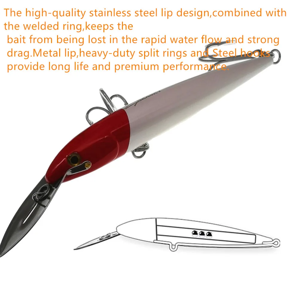 Señuelo Minnow 130-225mm 33-76g para casting y trolling mar - imagen 3