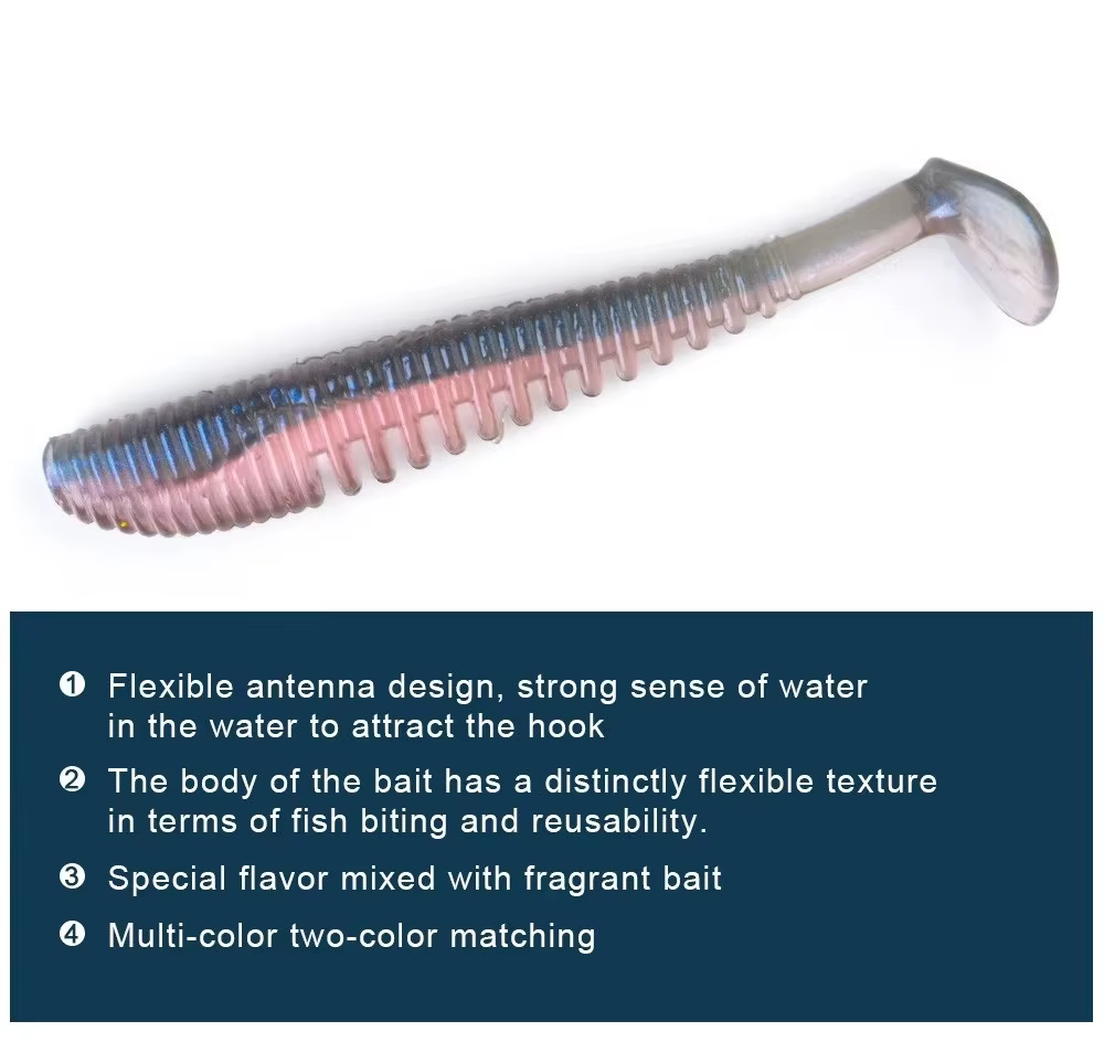 Wobbler NGB T-Tail Aromado – Señuelo blando para lubina y pike - imagen 5