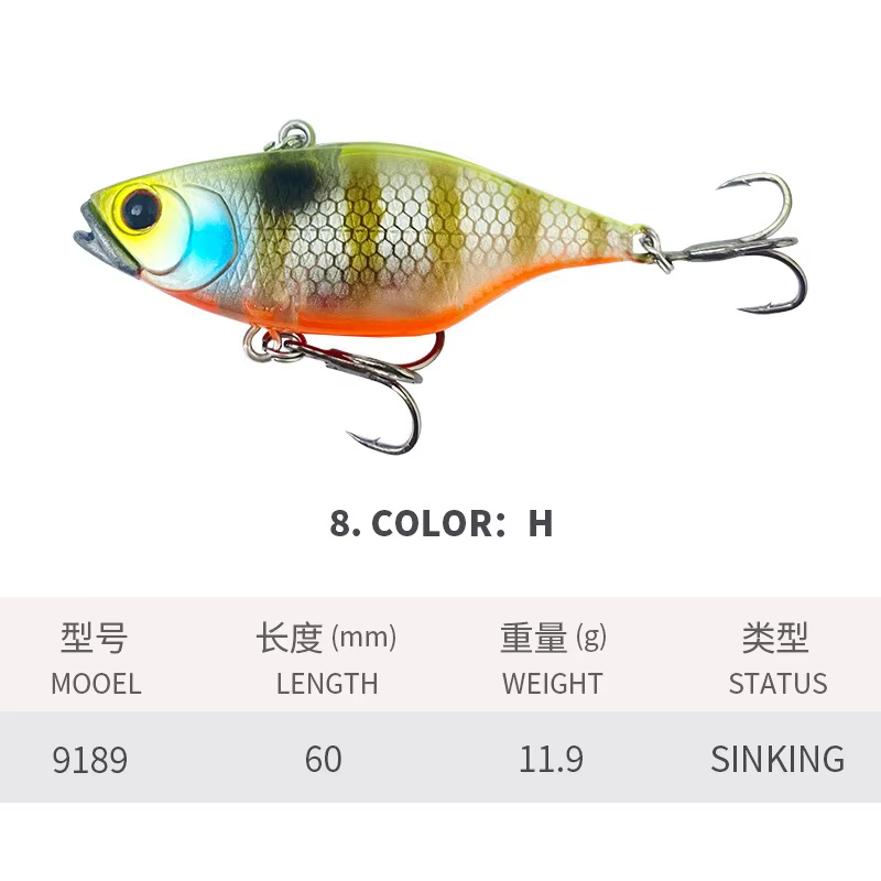 VIB 60mm – Jerkbait de vibración para pesca en mar