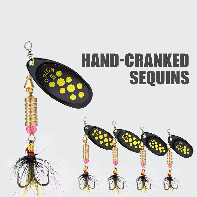 Señuelo giratorio para lubina con lentejuelas - Cuchara de metal - imagen 2