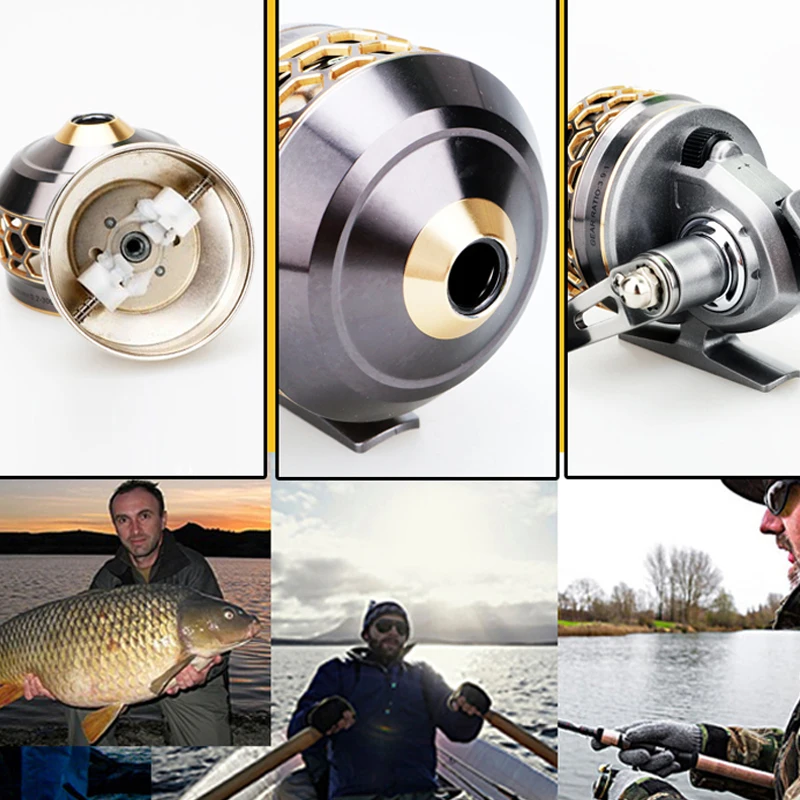 Carrete de pesca de metal para agua salada - imagen 5