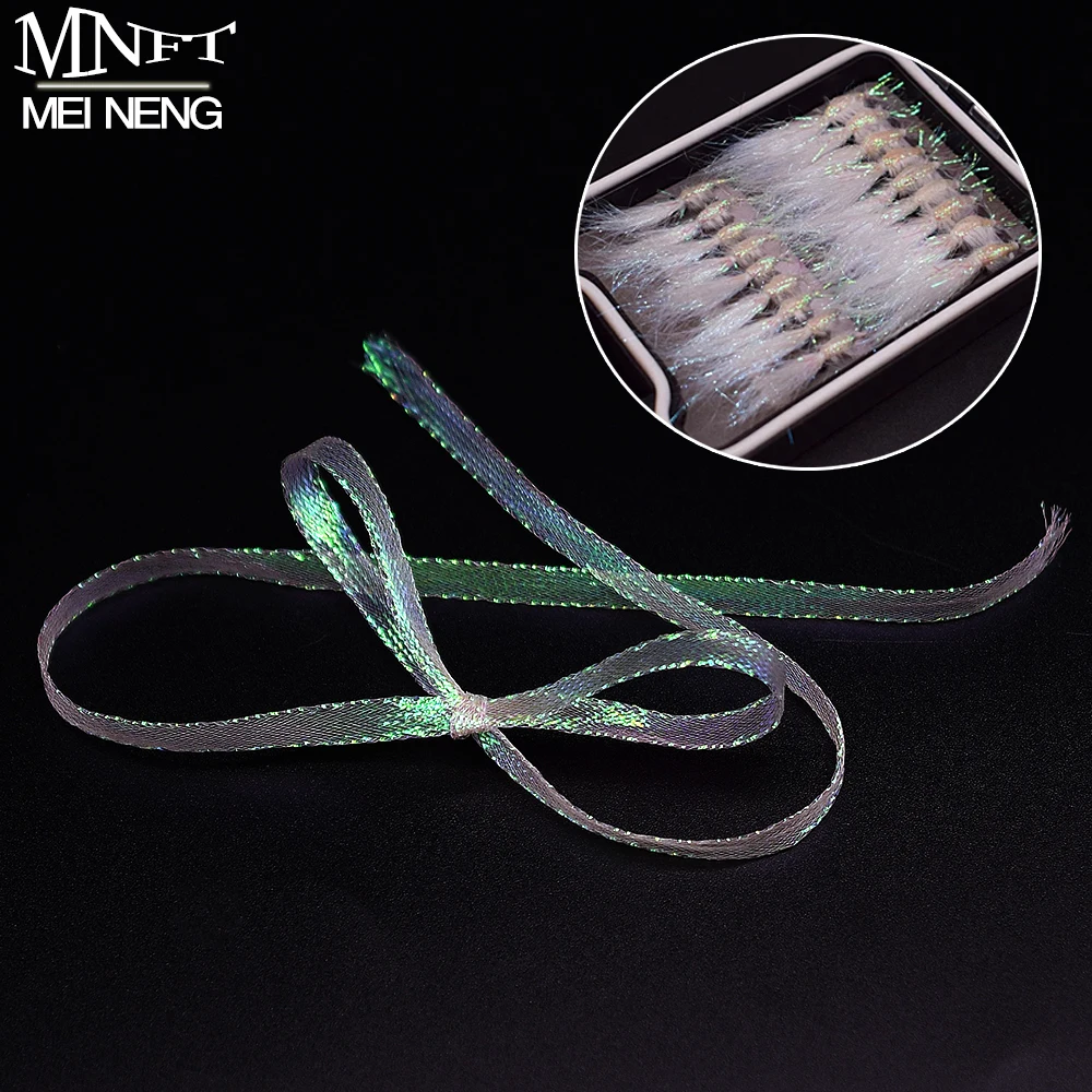 2M Trenza Diamante perla de hielo trenzado plano nacarado para atado - imagen 4
