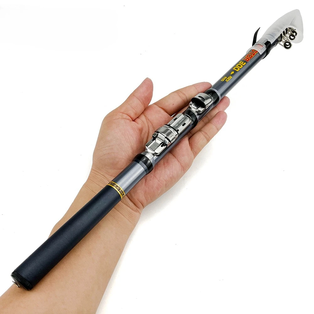 Caña telescópica de carbono ultraligera para spinning portátil - imagen 4