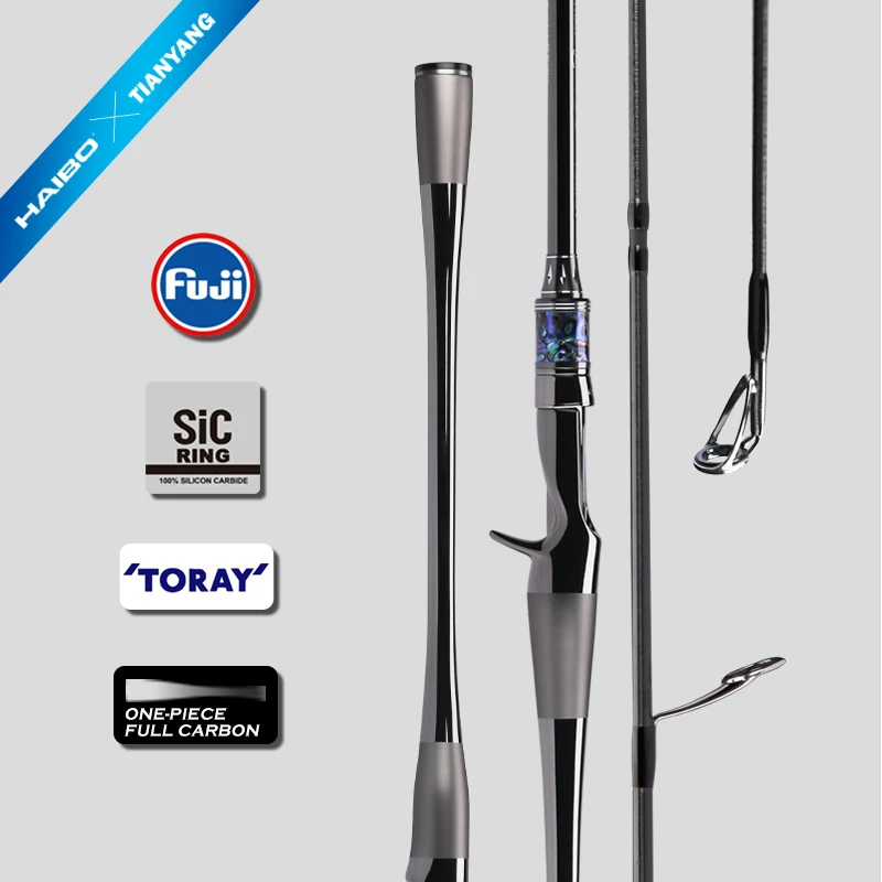 Caña spinning HAIBO Tian Series Supercast Fuji SIC carbono TORAY - imagen 3