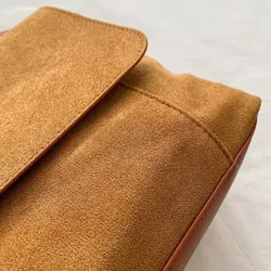 Bolso de pesca de gamuza con correa desmontable PU – Tote
