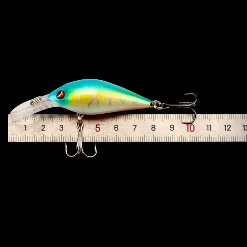 Crankbait flotante 8cm 8,5g para lubina – Señuelo profundo
