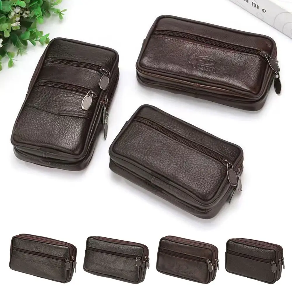 Bolsa de Cintura Impermeable para Teléfono PU cuero multifunción - imagen 5