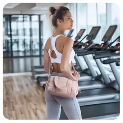 Bolsa bandolera deportiva con separación seco-húmedo, ligera para viaje