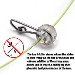 Snap Deslizante Duo Lock FishTrip – Para Pesca de Surf
