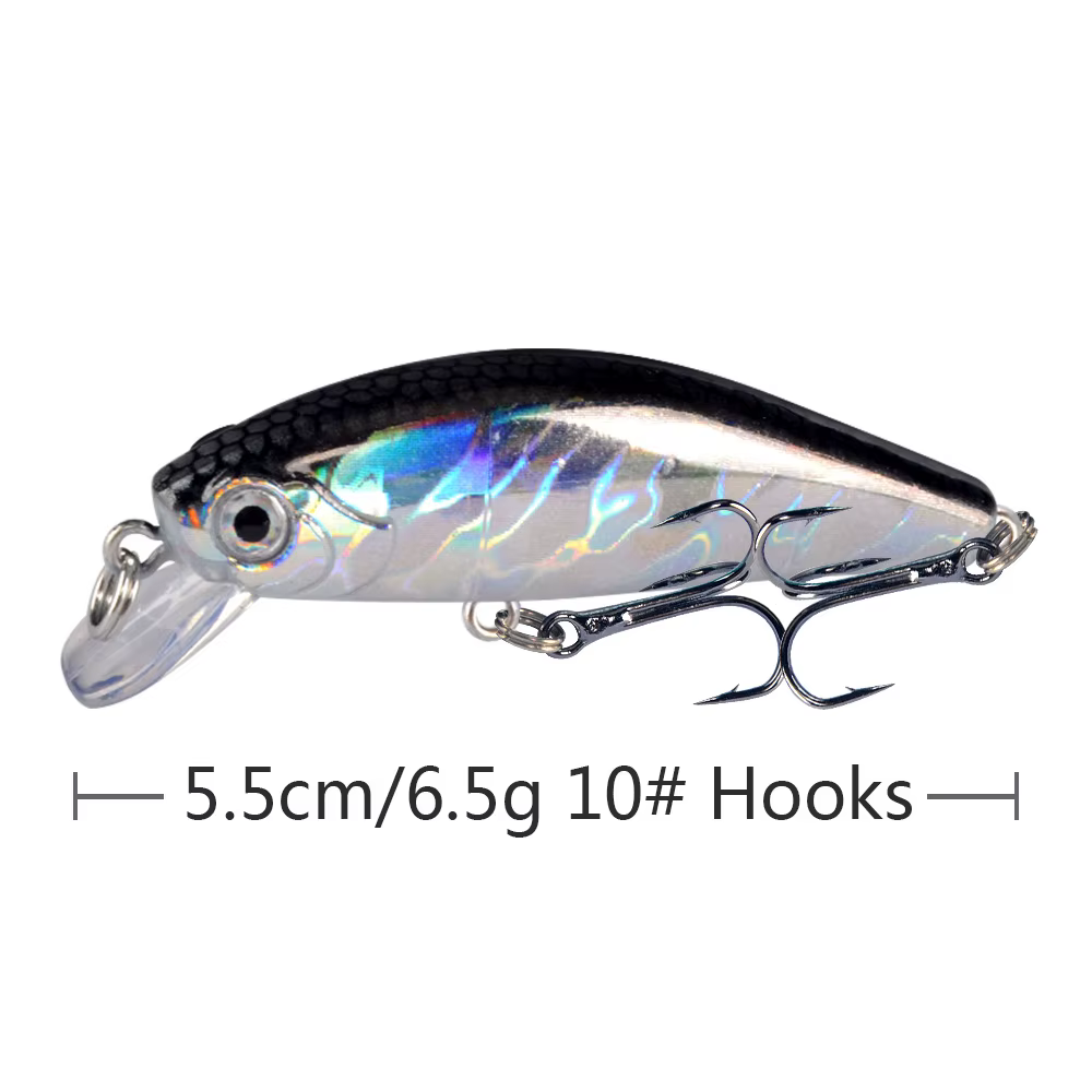 Señuelo Minnow hundido 55 mm para lucio