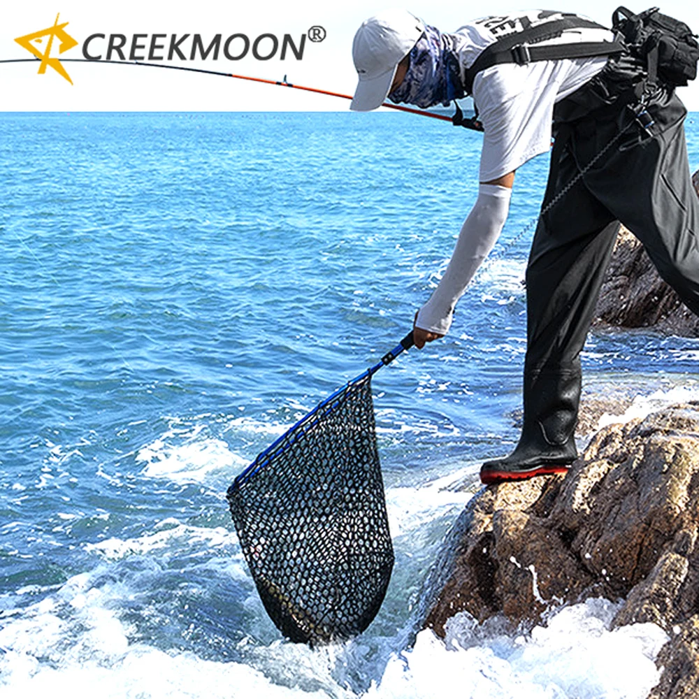 Sacadera plegable de silicona para pesca en agua salada - imagen 2