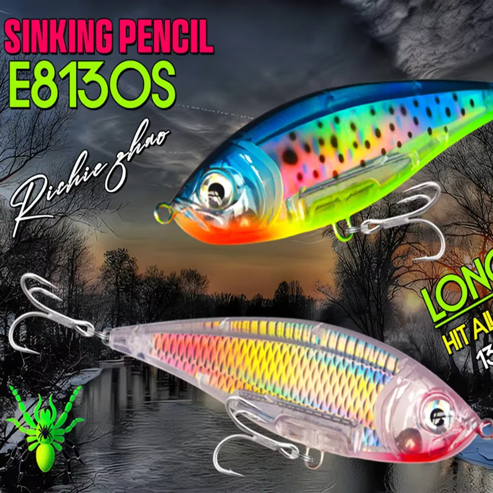 Señuelo Twitch Costero 3D Lápiz Minnow para lubina - imagen 2