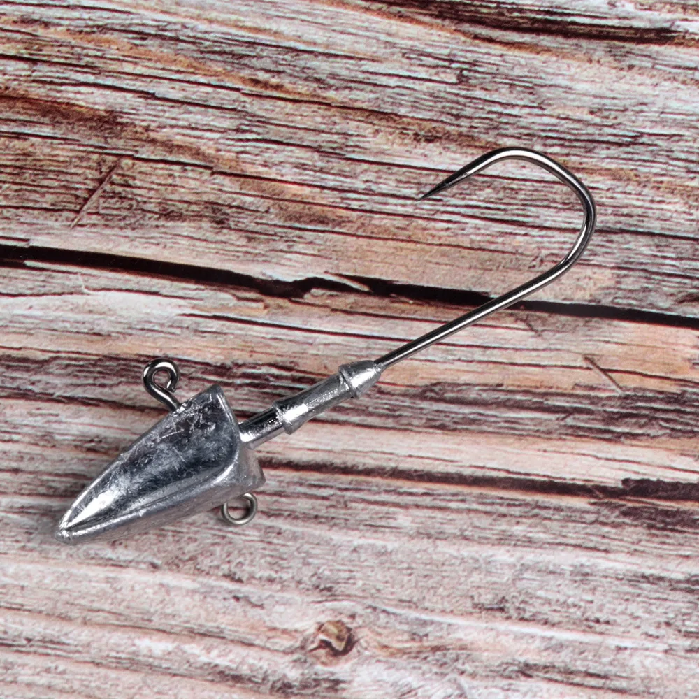 Comparativa de tamaños del lote de jig heads TeStar
