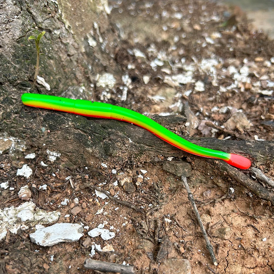 Cebos blandos Texas Noodle con cola recta – señuelos swimbait - imagen 5