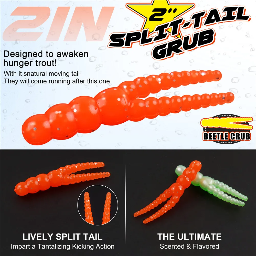 Señuelos para crappie: grub y swimbaits blandos con anzuelo - imagen 5