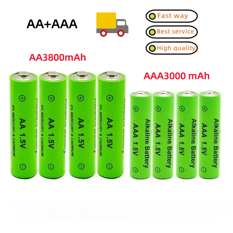Baterías recargables AA y AAA Koonenda 1.5V