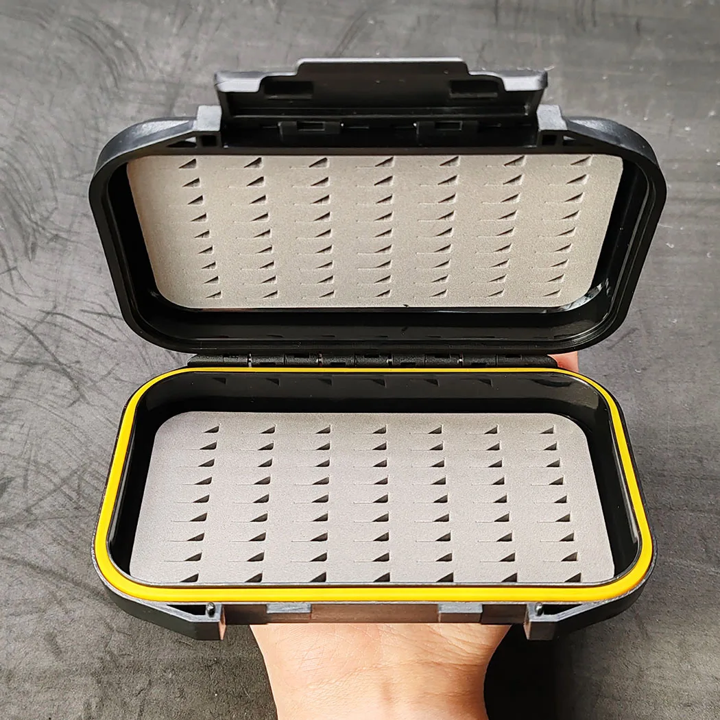 Señuelo mosca impermeable doble cara para trucha con caja - imagen 2