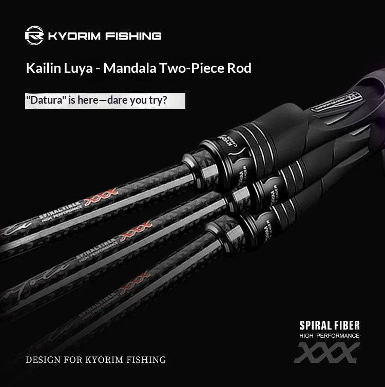 Aplicaciones de pesca con señuelos usando la caña KYORIM Mandalore