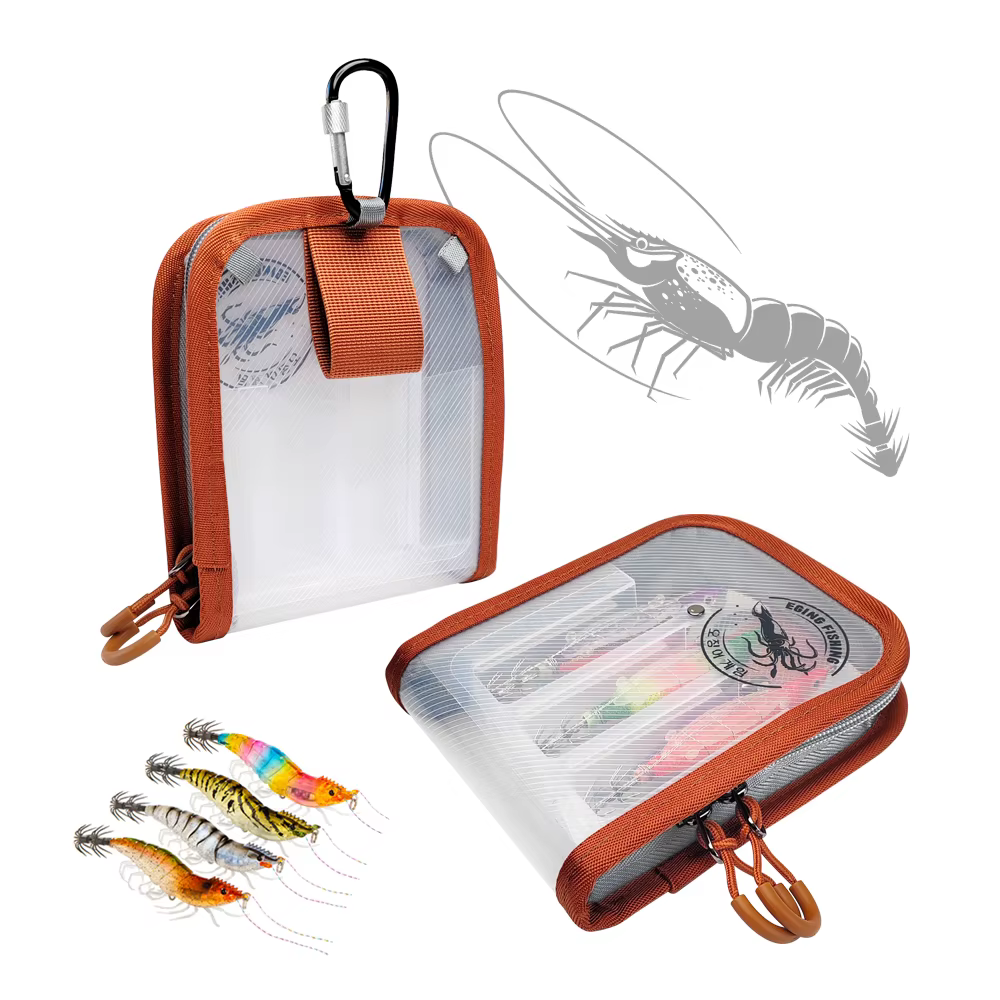 Bolsa impermeable de pesca con caja de 6 rejillas para señuelos - imagen 2