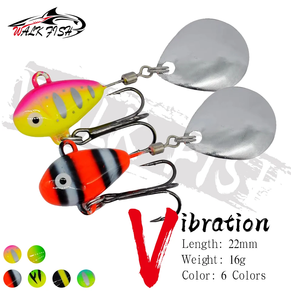WALK FISH Señuelo VIB con cola giratoria – para carpa y mar - imagen 2
