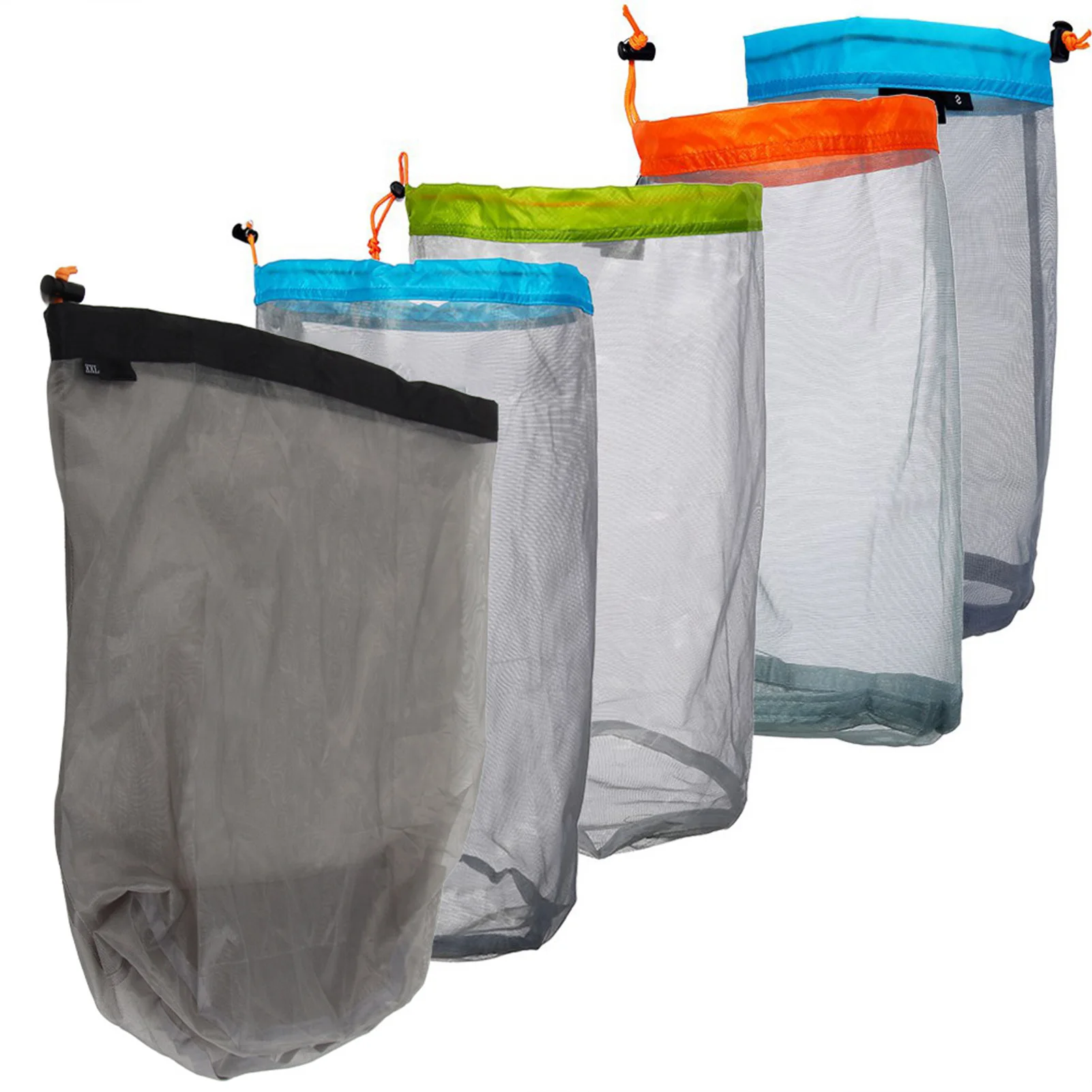 Bolsa de malla con cordón