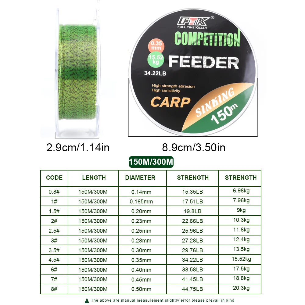FTK Sedal Invisible 3D Fluorocarbono para carpa – Alta Resistencia
