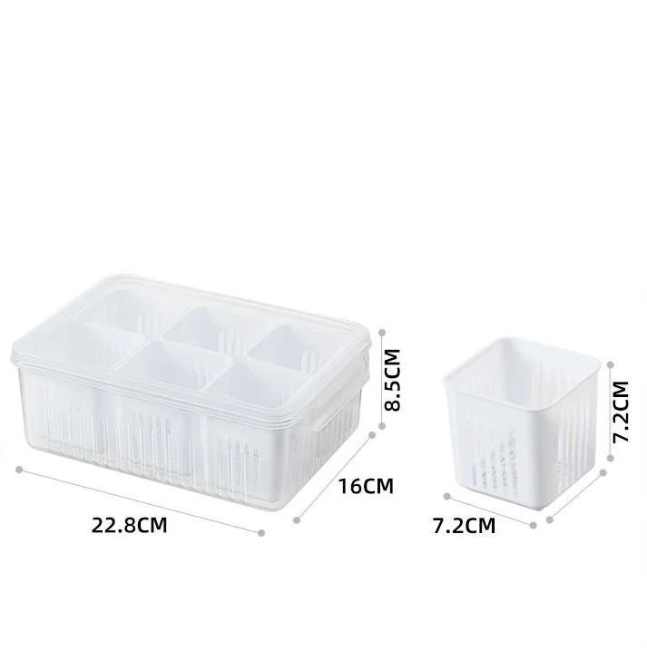 Organizador refrigerador Fruitsaver – Cajón almacenaje alimentos fresco cierre hermético - imagen 5