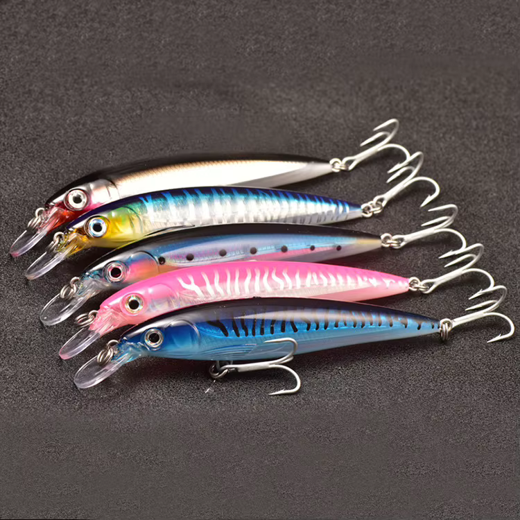 Señuelo Minnow Flotante 140mm 41g Láser – Trolling y Agua Salada