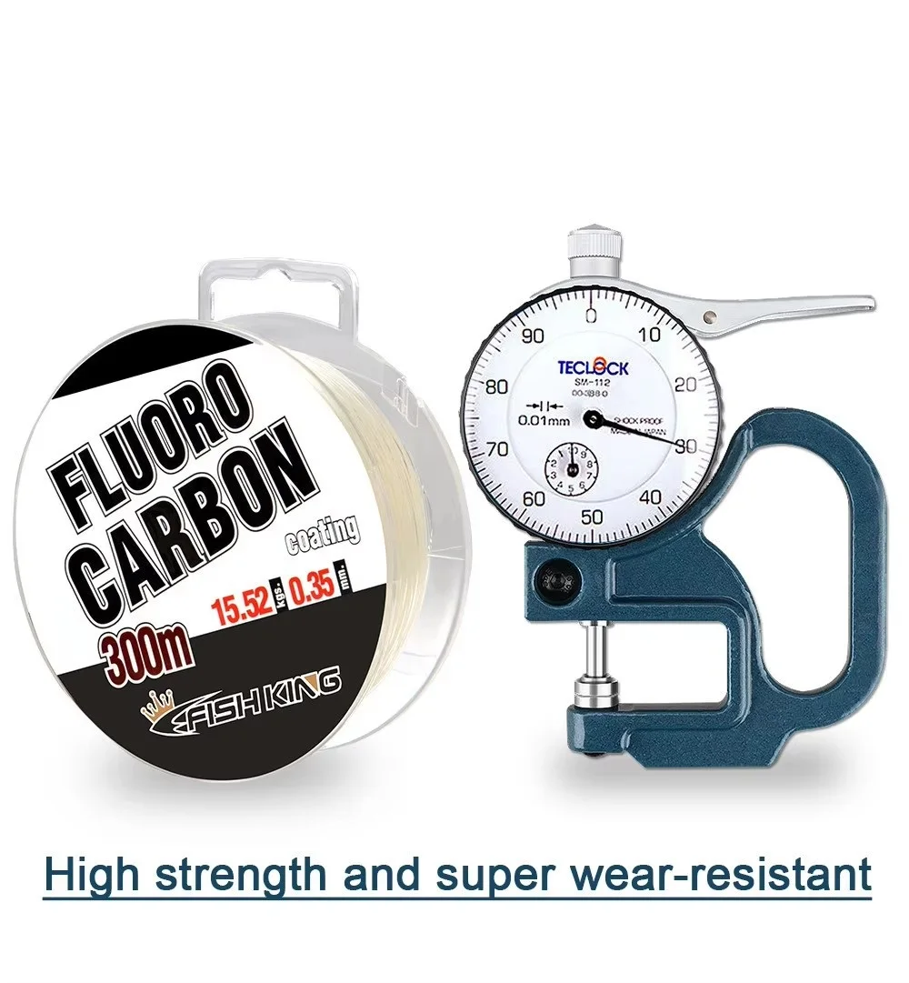 Línea fluorocarbono de hundimiento con recubrimiento fibra de carbono - imagen 2