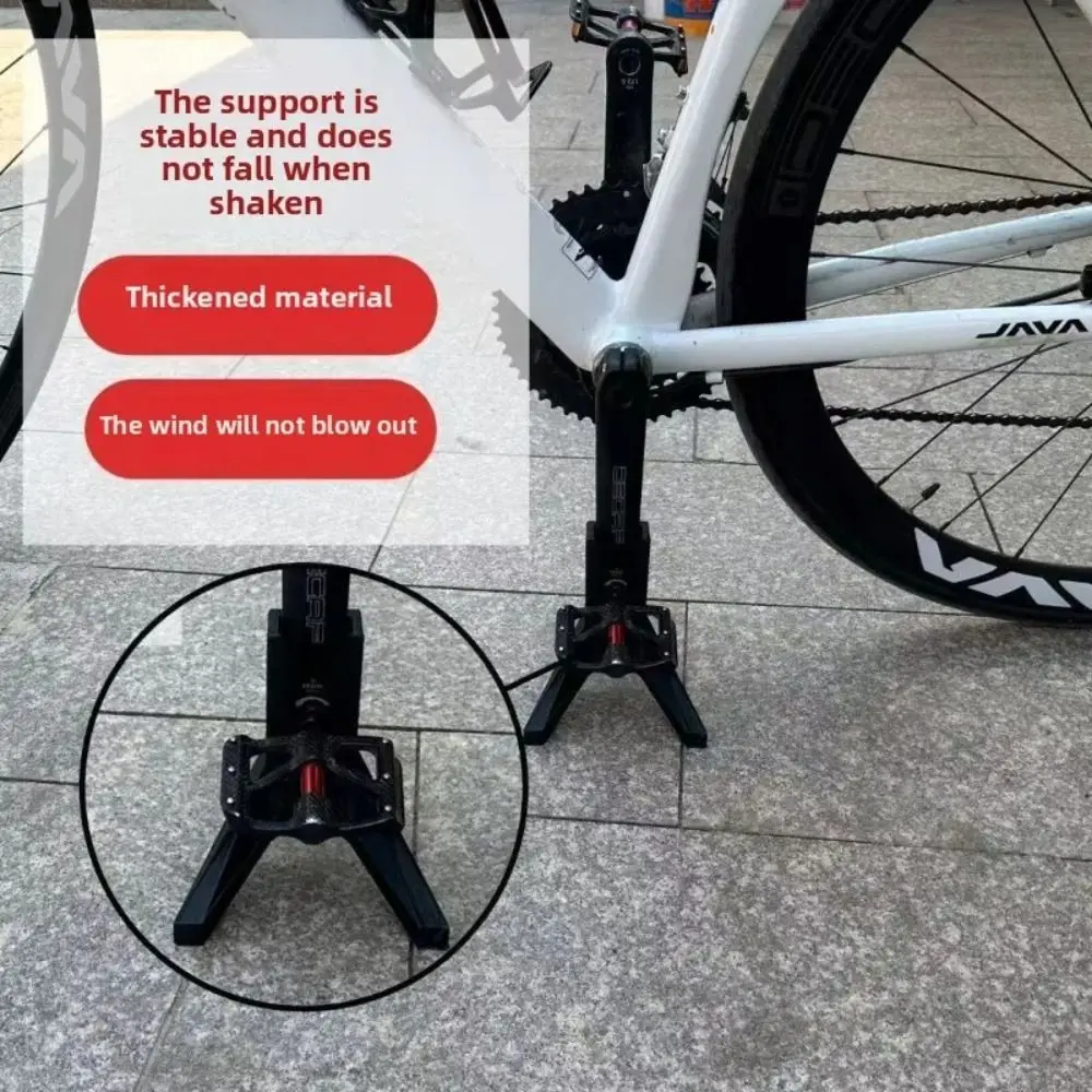 Soporte de bicicleta trasero estable y portátil para ruedas laterales - imagen 2
