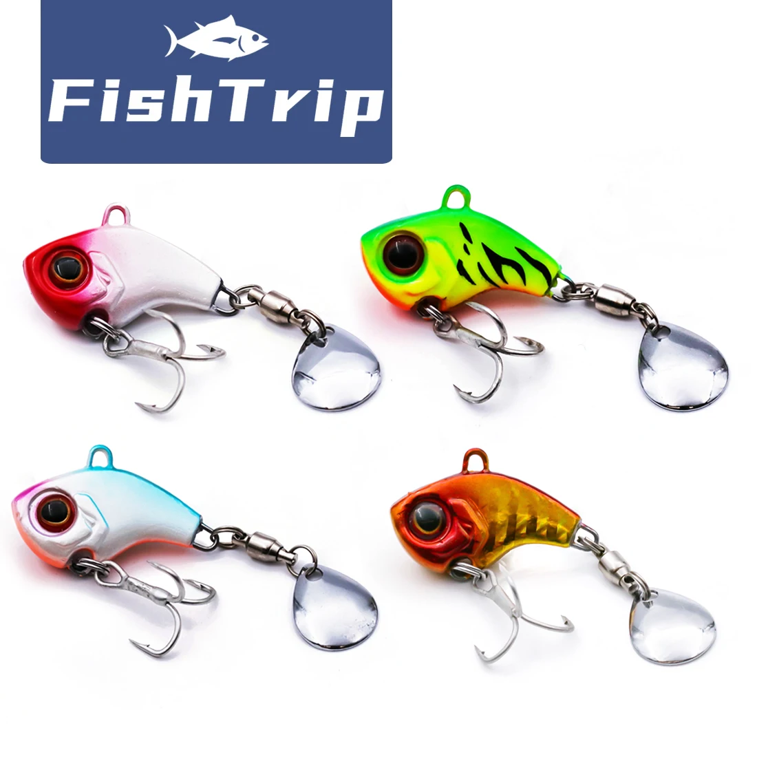 FishTrip VIB Spinner sub-superficial para trolling